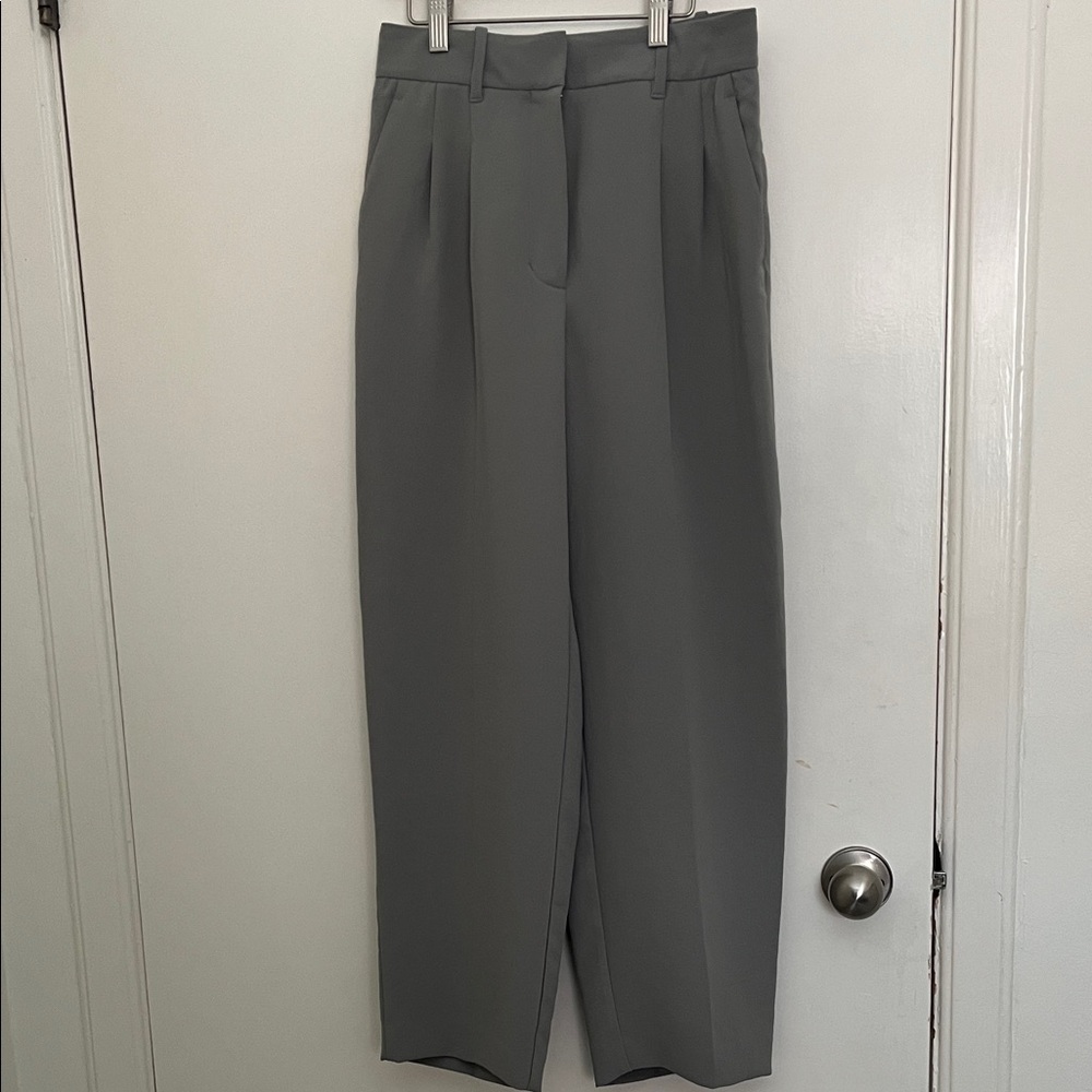 Wilfred Gray Straight Leg Pants